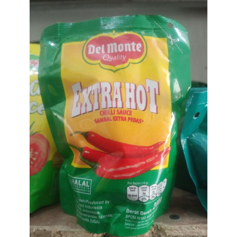 

SAOS EXTRAHOT DELMONTE 200 GRAM EXPIRED AMAN