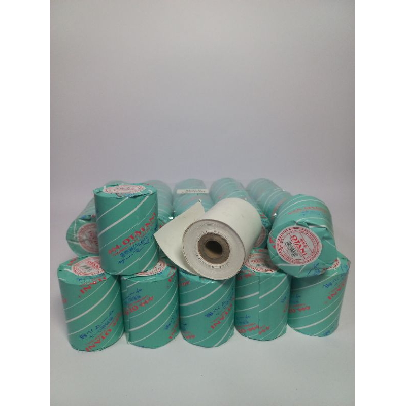 

InJO Kertas Struk Kasir Thermal Paper Roll 57x47 mm Core 13/14 OTANI Printer Thermal Bluetooth/EDC