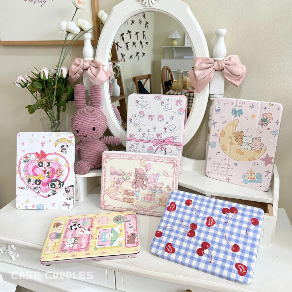 [CASECUDDLES] Cute iPad Case  - Acrylic Case / Casing for iPad Air 4 Air 5 Gen 7 8 9 10 Pro 11