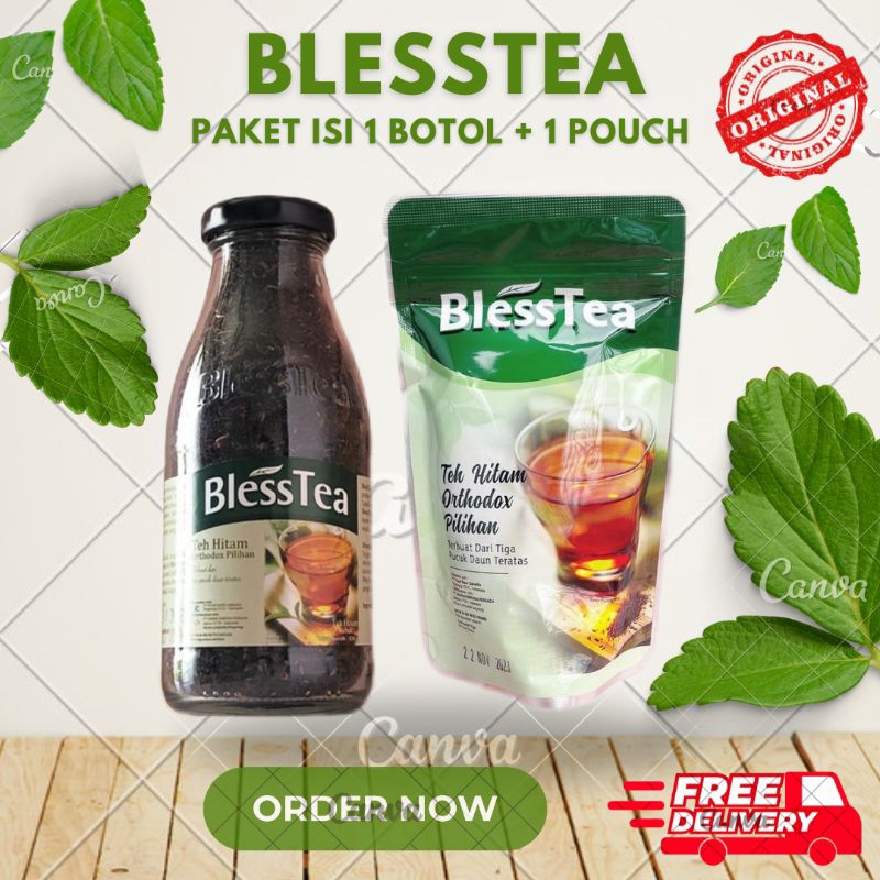 

Paket BLESSTEA isi 1 Botol + 1 Pouch