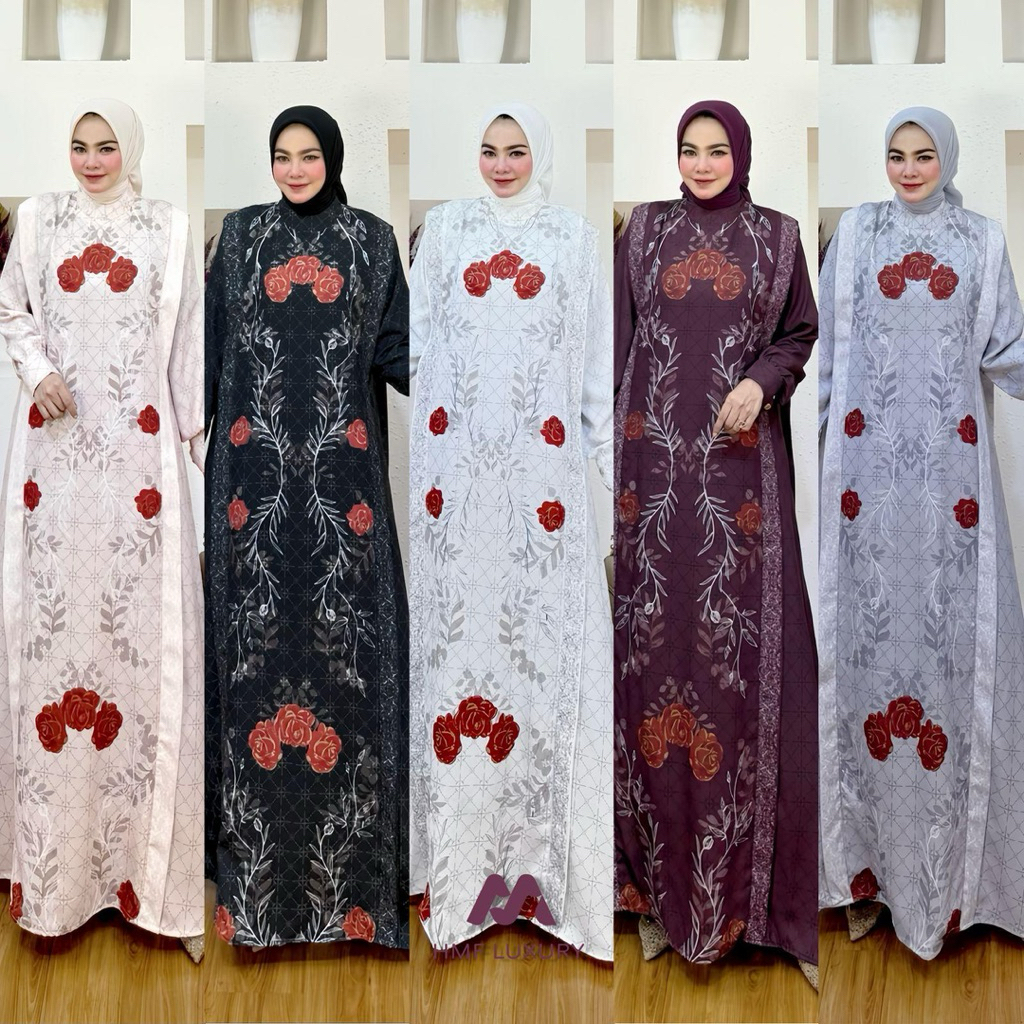 Nisa Dress  Gamis Hmf Original Premium