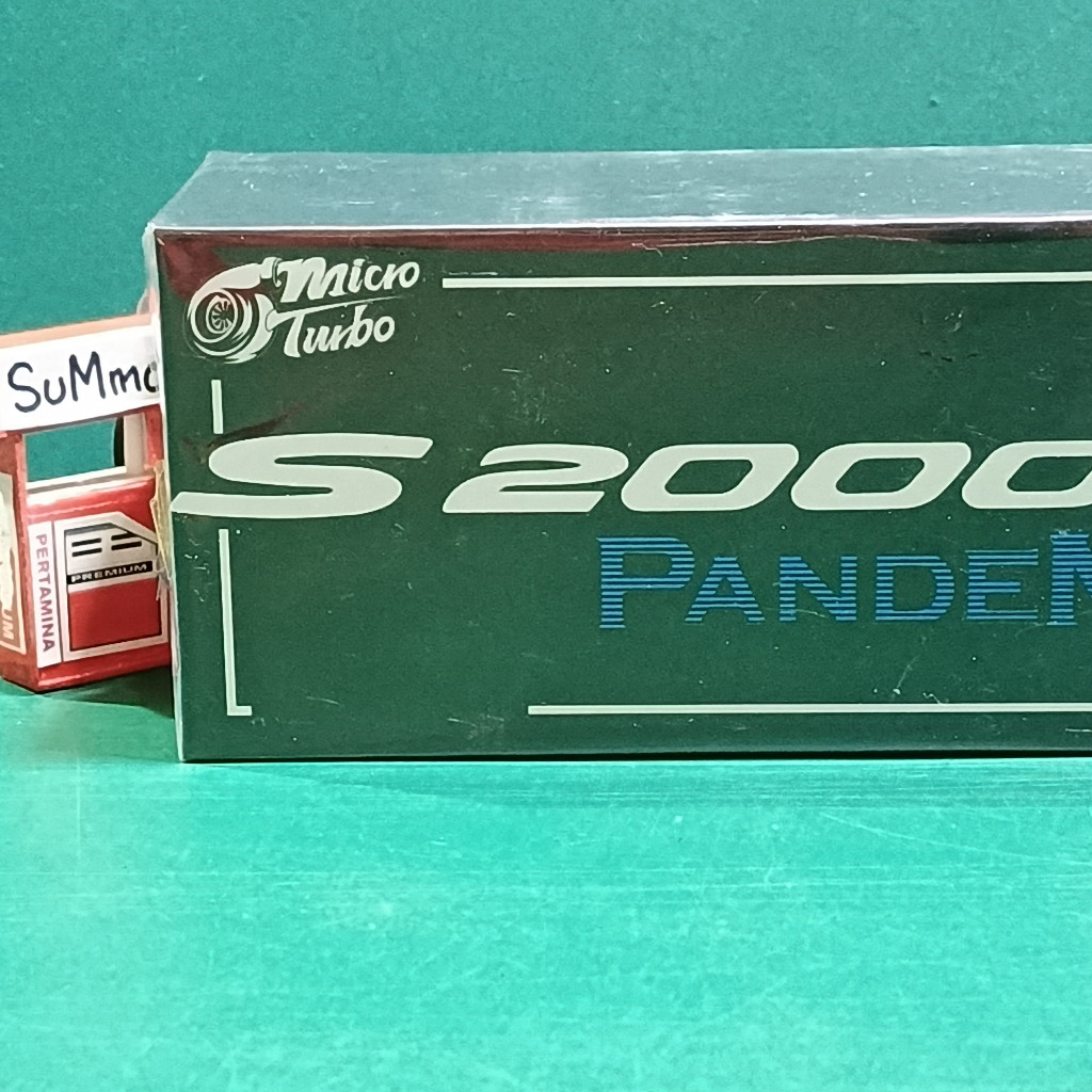 Micro Turbo Honda S2000 Pandem blue diecast 1 64