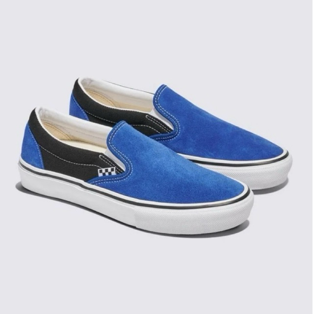Vans Skate Slip-On Shoes - Sport Blue/Black