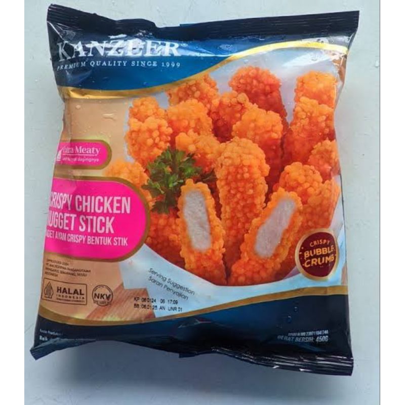 

Kanzler stik crispy chicken nugget 450gram
