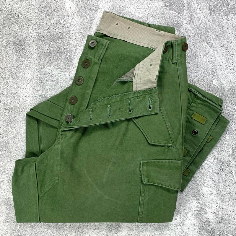Vintage 60sSwedish Army M59 Cargo Pants