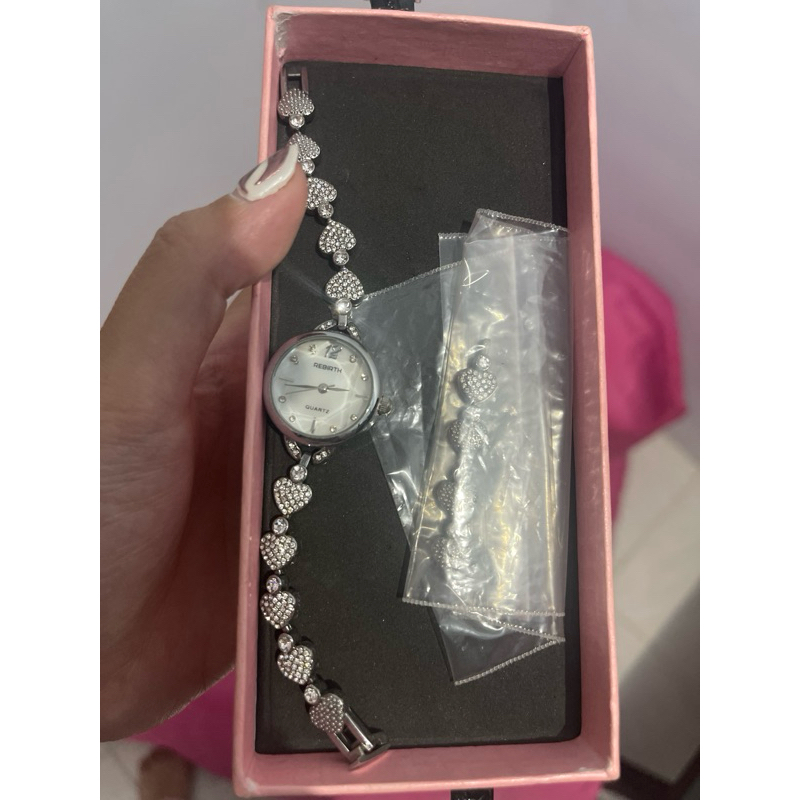 preloved jam tangan rebirth love cewe lucu
