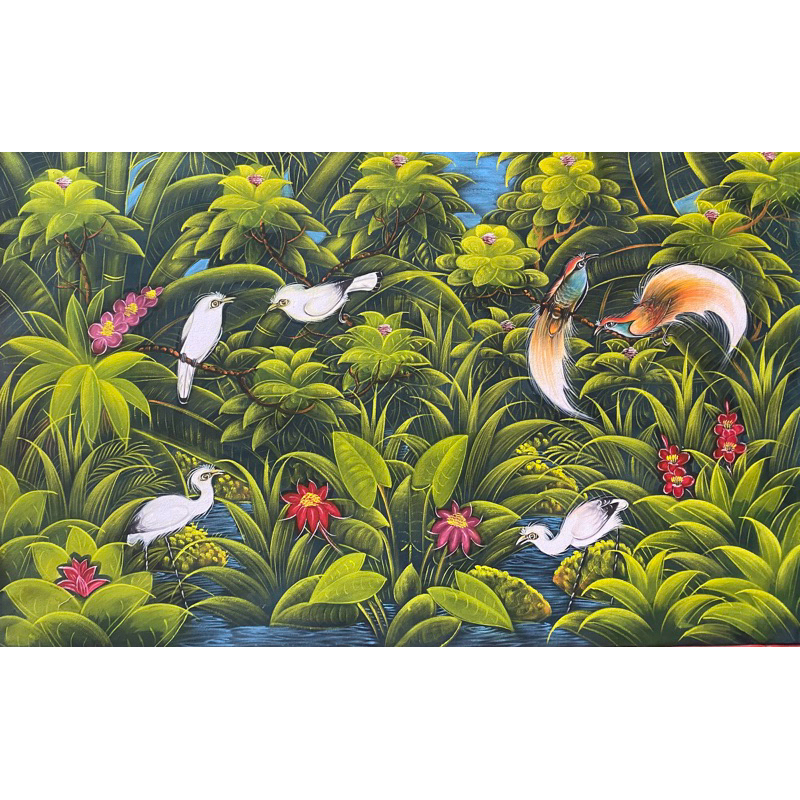 lukisan pemandangan alam, lukisan Bali