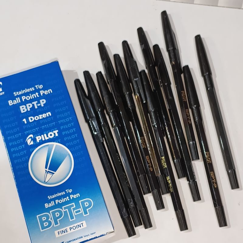 

bolpoin pilot black harga per 6 pcs