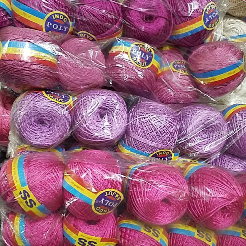 Glaciaamart Poly Indo Part 1, Benang Rajut (Seri Pink/Ungu/Merah) Poly Indo/Indo Poly/Poly