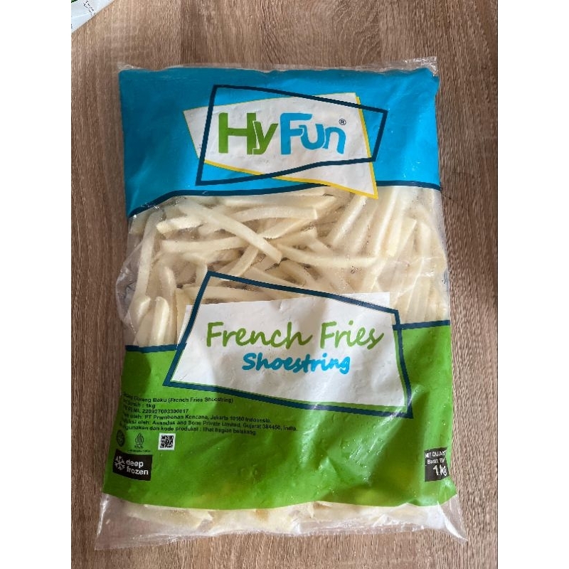 

HyFun Kentang Shoestring, French Fries, Kentang Beku 1kg