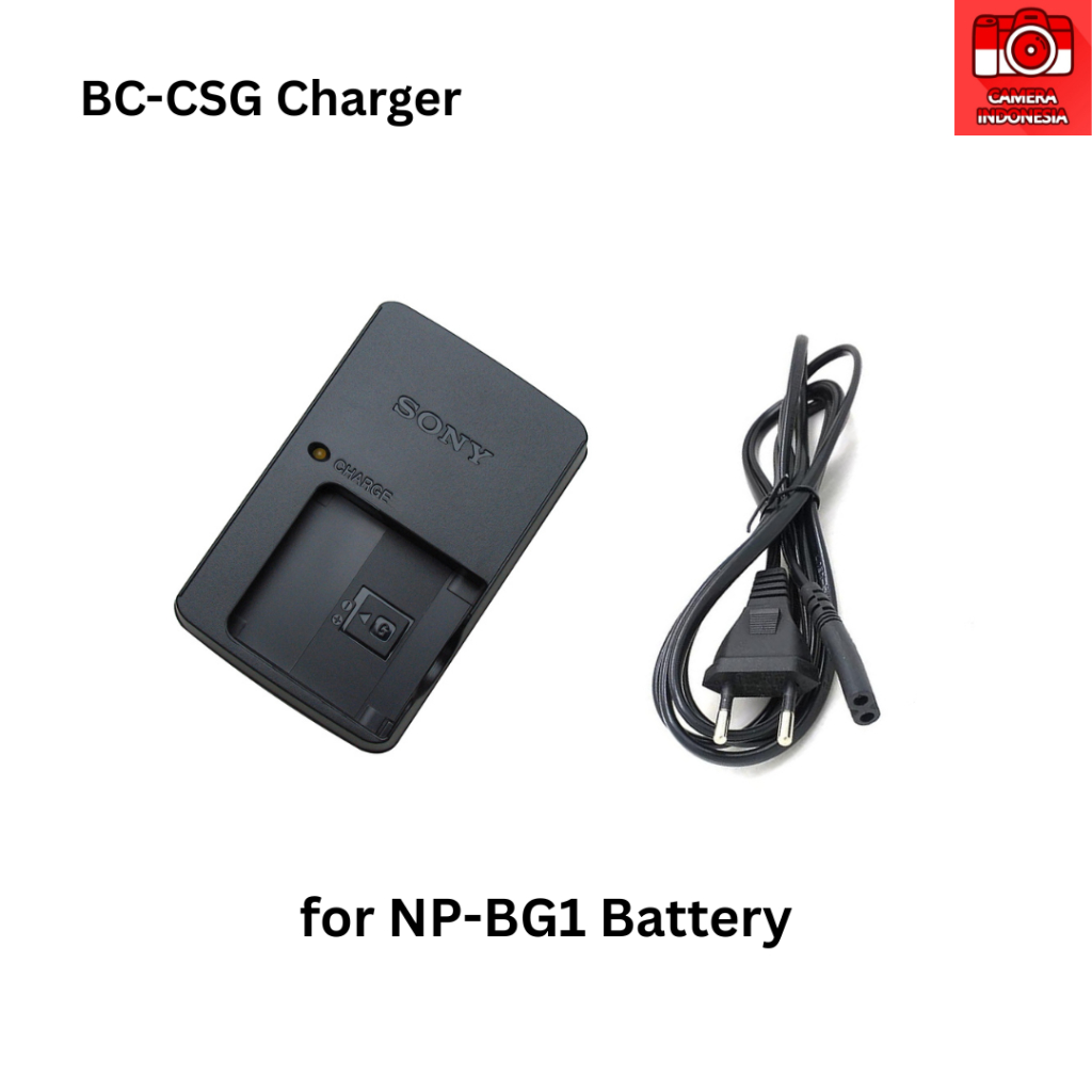 Charger BC-CSG Baterai NP-BG1 Kamera Sony Cyber-shot DSC-H70, DSC-H70B, DSC-H70L, DSC-H70R, DSC-H70S