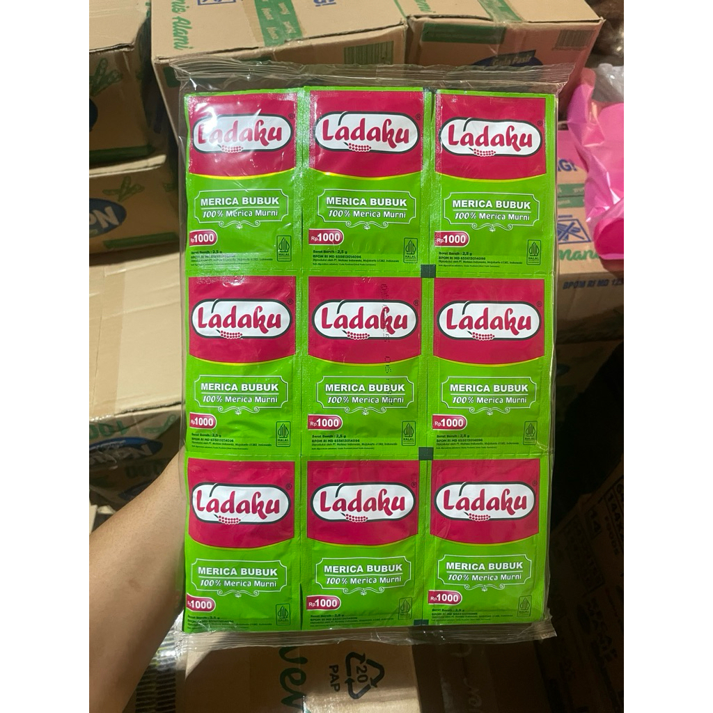 

ladaku merica bubuk 1 pak( 6 renceng )
