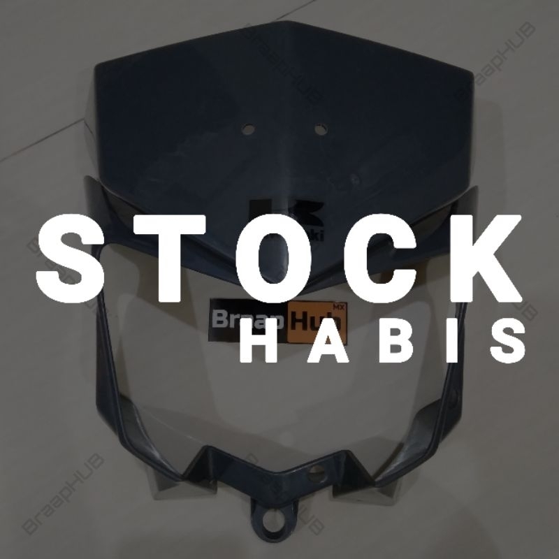 COVER LAMPU DEPAN KAWASAKI KLX 250 (BEKAS)