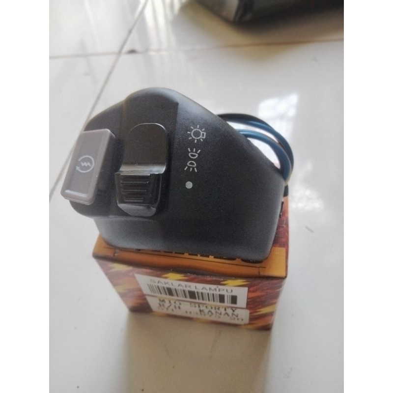 sakelar,tombol lampu,holder kanan Mio sporty,Mio smile,Mio soul,Fino, Jupiter z new burung hantu, Ju