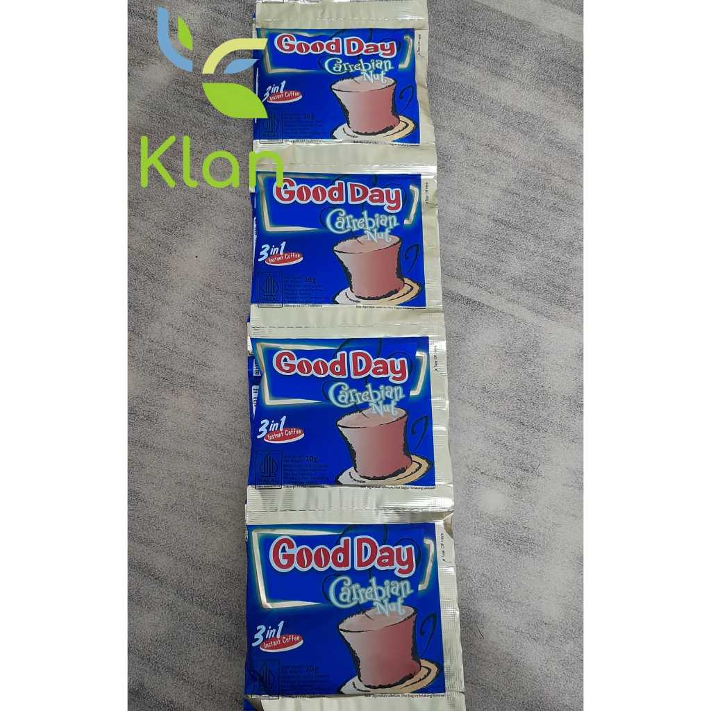 

GOOD DAY CAREBIAN NUT 20GR / GOOD DAY SACHET/ GODDAI/GOODDAY/ KOPI INSTAN