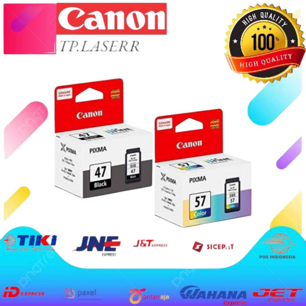 CARTRIDGE CANON PG-47/CL-57  FOR PRINTER  E400/E470/E410....
