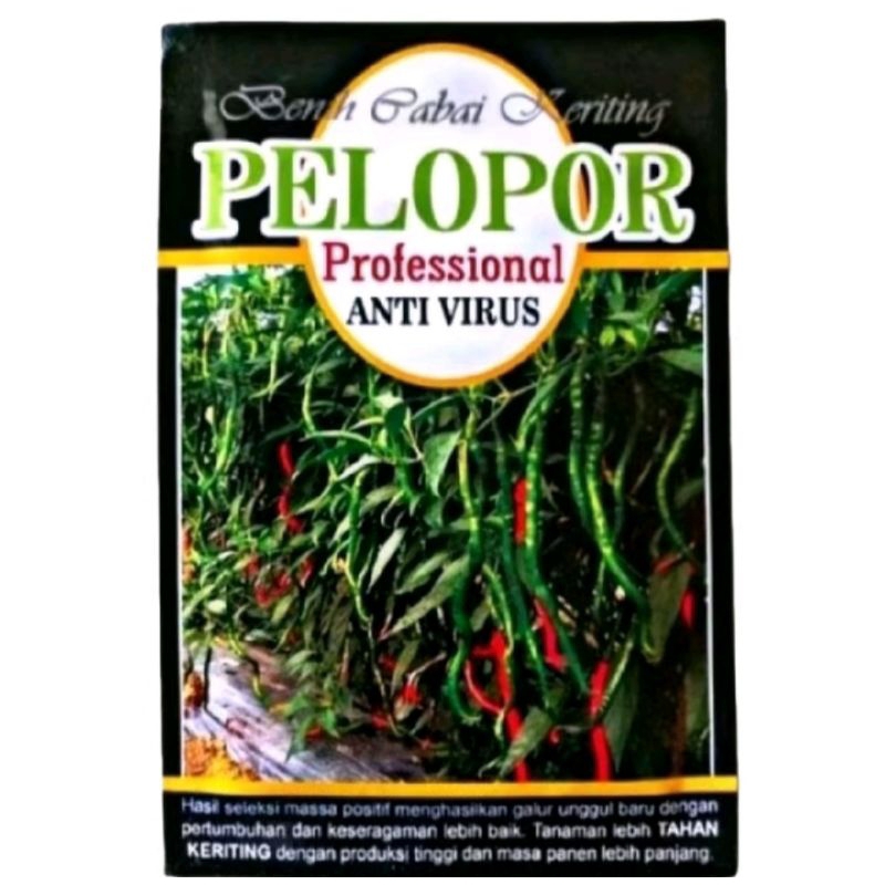 Termurah !! Benih Bibit Cabe Keriting Lokal Anti Virus PELOPOR isi 10 gram