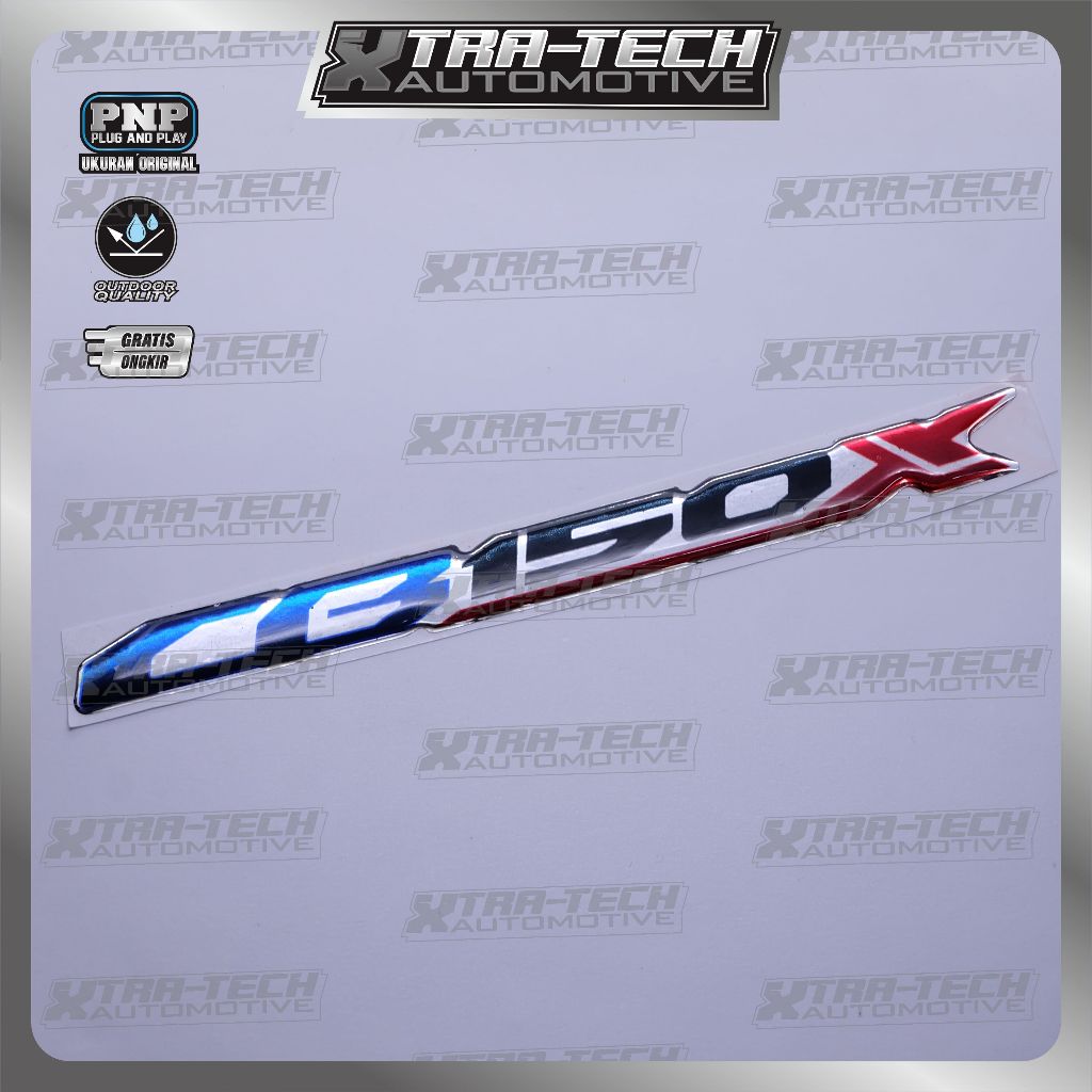 Emblem honda cb150x / emblem timbul honda cb150x / emblem titanium honda cb150x / emblem honda cb150