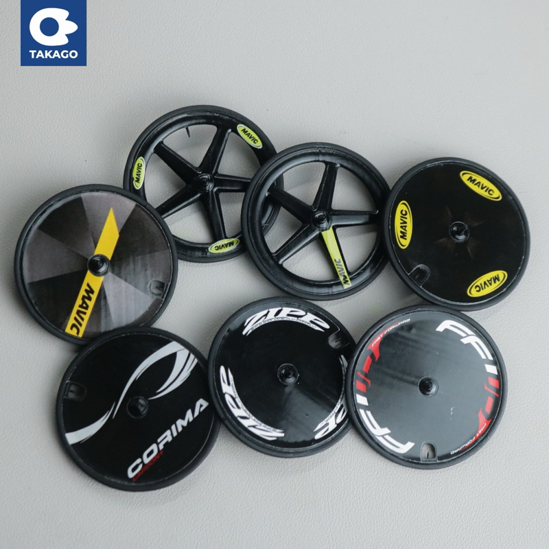 Disc Wheel Fixie Mini Scale 1:12 By MotoBlazter - Roda Miniatur Sepeda Fixie