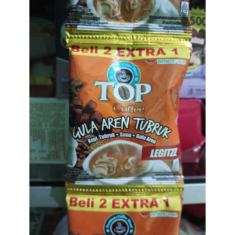 

Top coffee gula aren tubruk 27g