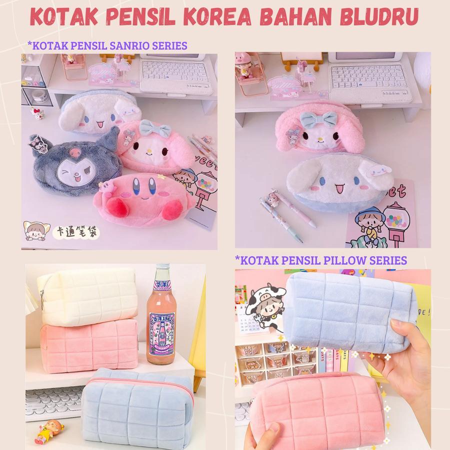

Kotak Pensil Sanrio Melody Plush Stationery Tempat Pensil Kuromi My Melody Cinnamoroll Tempat Make Up Pouch Serbaguna