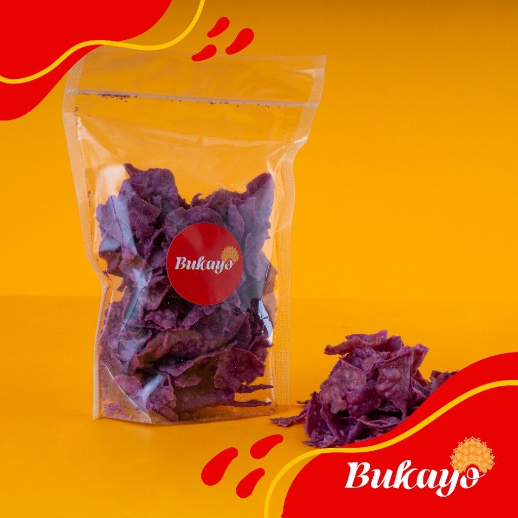 

BUKAYO KERIPIK UBI UNGU KEMASAN 130gr