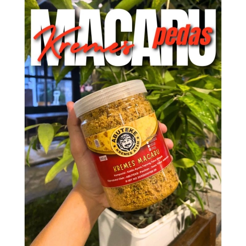 

Camilan Gurih Kraton Macaru Varian Pedas 260gr