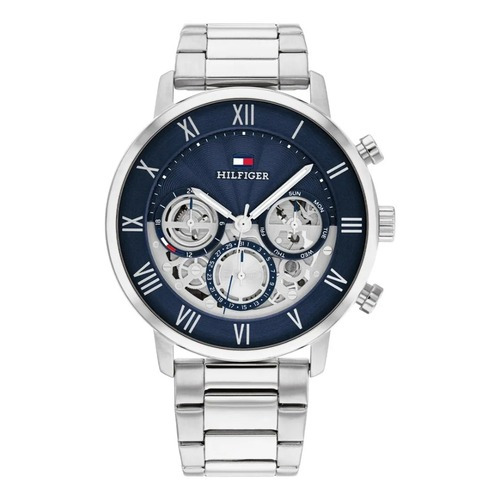 Tommy Hilfiger Blue Dial Silver Stainless Steel 1710569