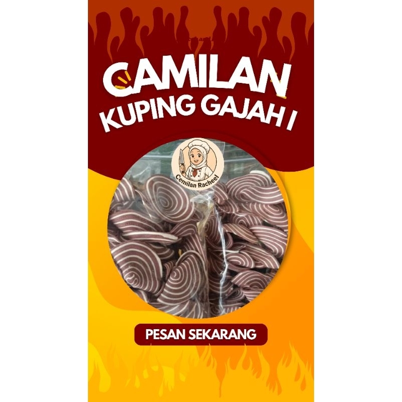 

Camilan klasik kuping gajah