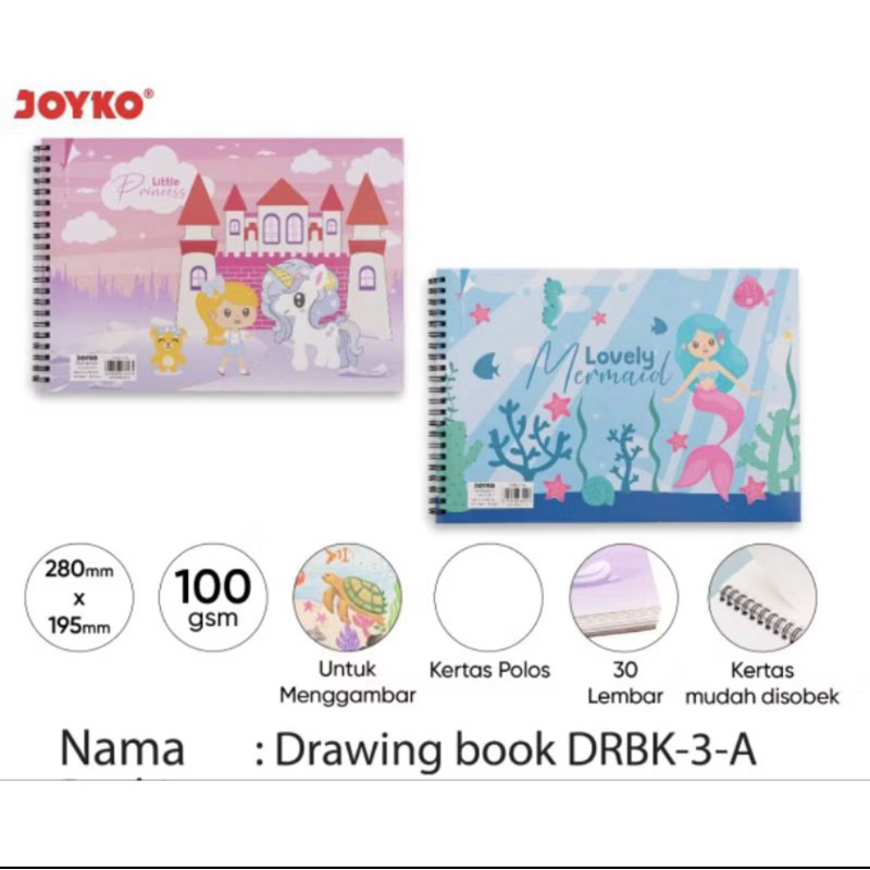 

Buku Gambar Joyko DRBK-3-A (1pcs)