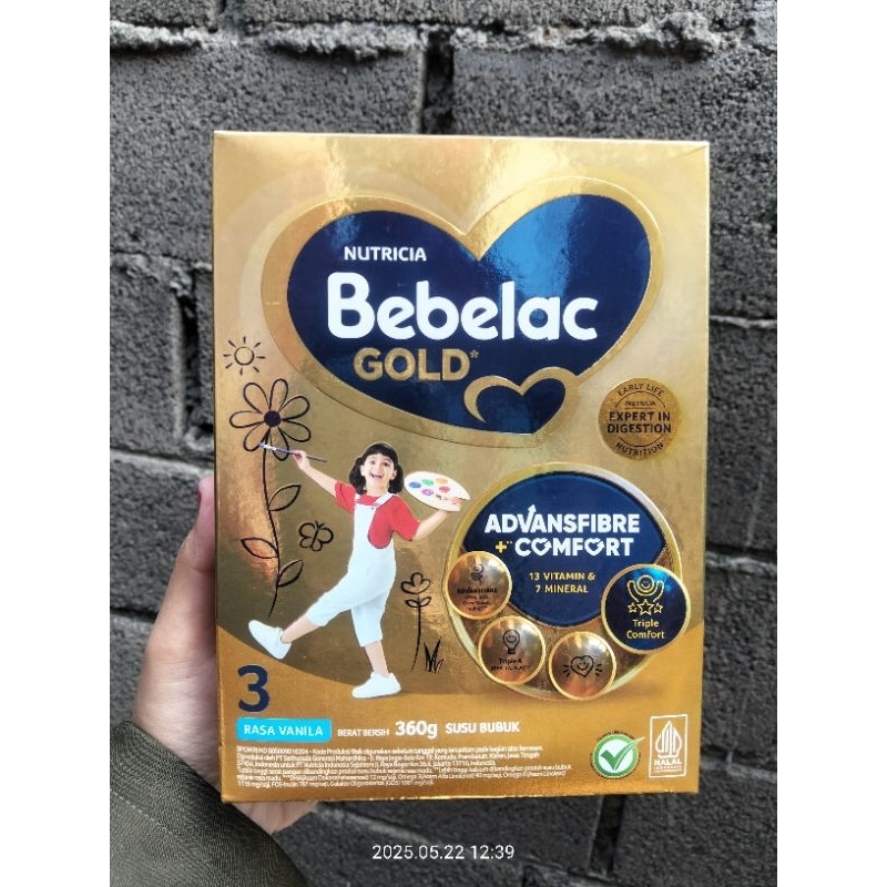 

bebelac gold 3 rasa vanila 360g