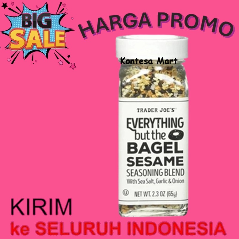 

Trader Joe's Everything But Bagel Sesame Seasoning Blend Bumbu Penyedap Rasa Makanan Joes Joe 65 Gr