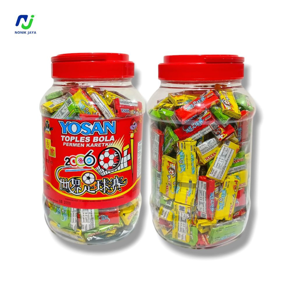 

( READY STOK ) Permen Karet YOSAN Toples 400g _ PERMEN KARETKU
