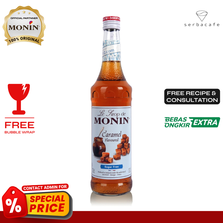 

Monin Syrup Caramel Sugar Free (700 ml)