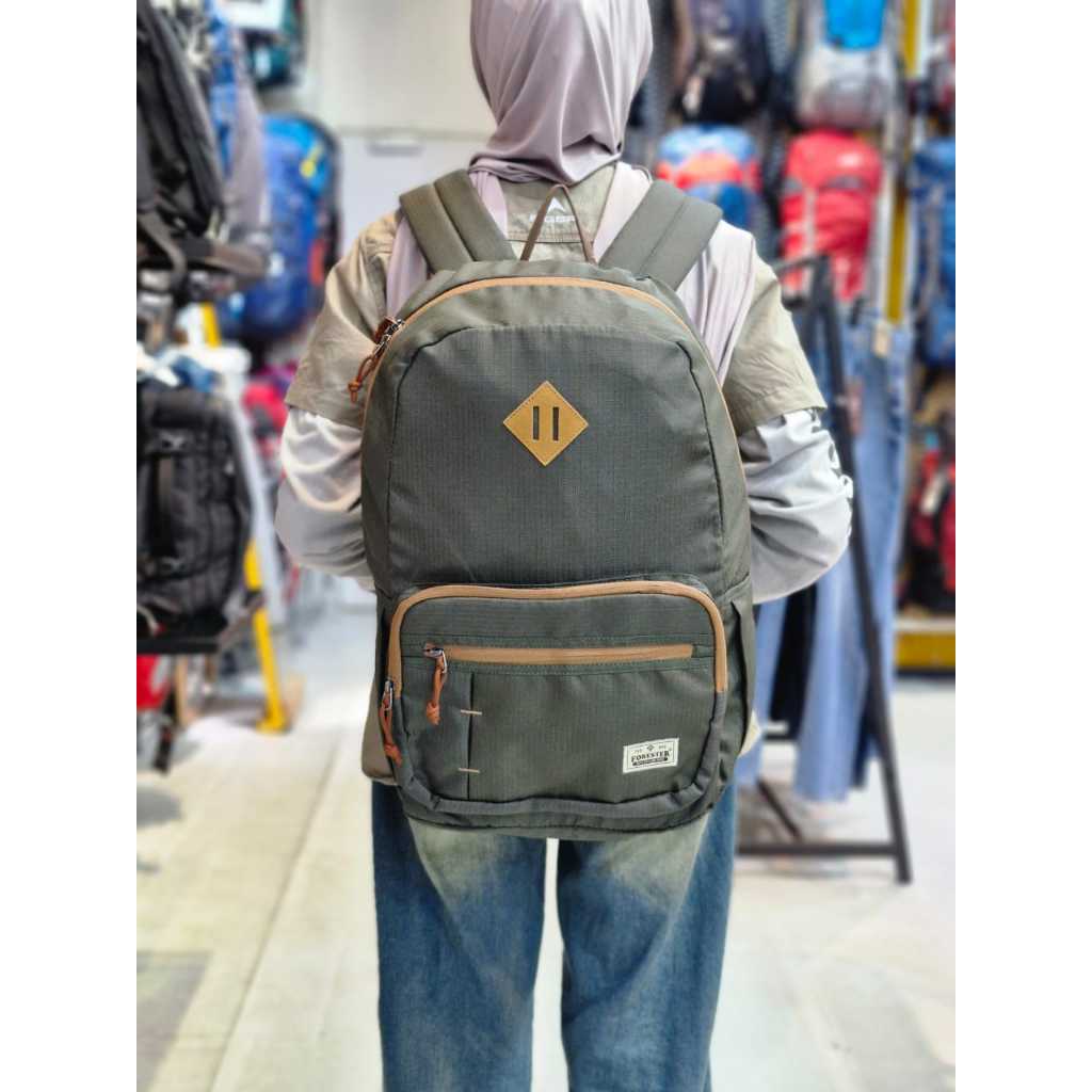 TAS RANSEL FORESTER VINTAGE + CB-TAS RANSEL PRIA WANITA- TAS LAPTOP-ORIGINAL