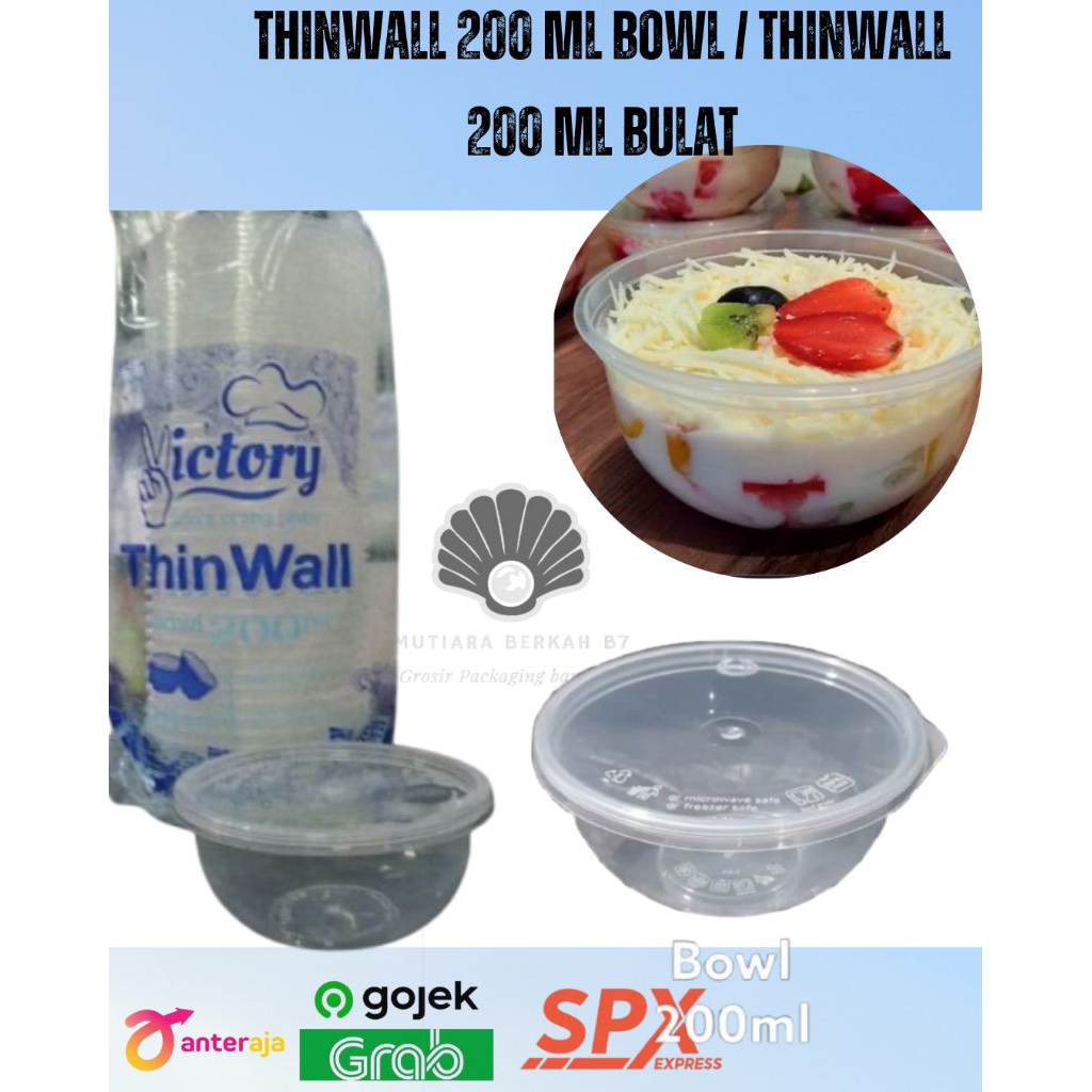Thinwall 200 ml Bowl / Thinwall 200 ml Bulat