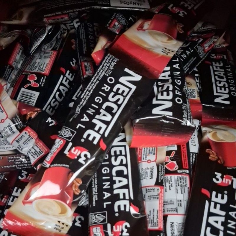 

Nescafe 3 in 1 1 renteng isi 10 sachet