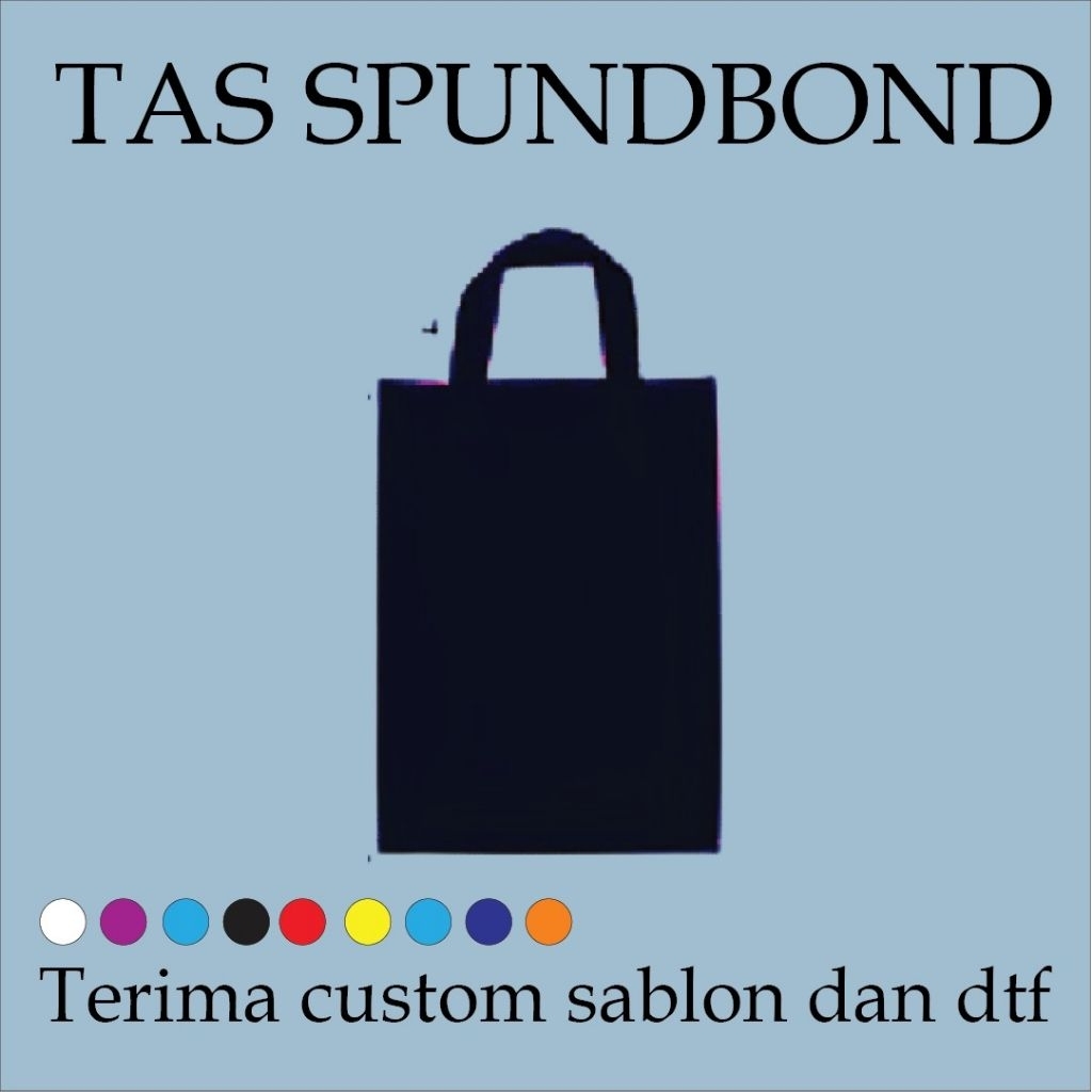 

Tas spunbond handle lipat samping 30x40, goodie bag, tote bag, hampers, souvenir, promosi, tas belanja