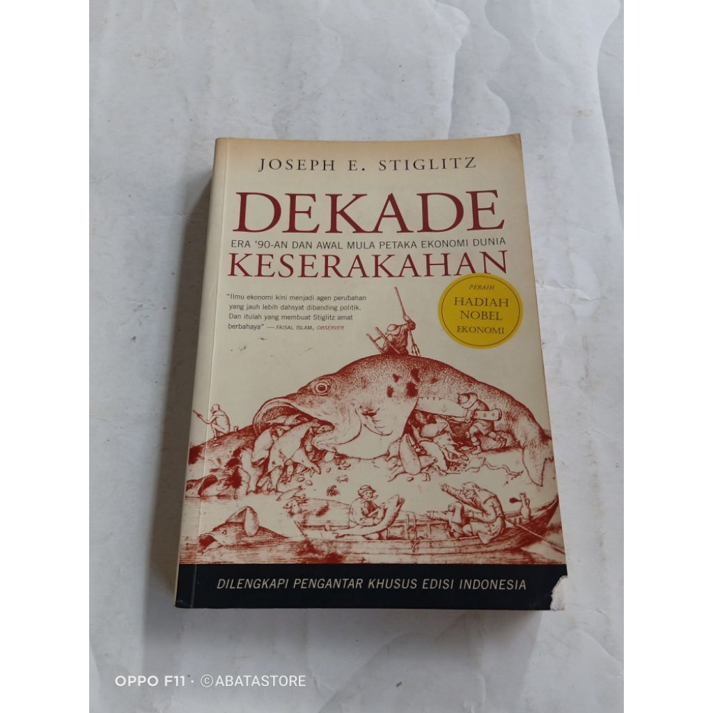 BUKU DEKADE KESERAKAHAN JOSEPH E STIGLITZ