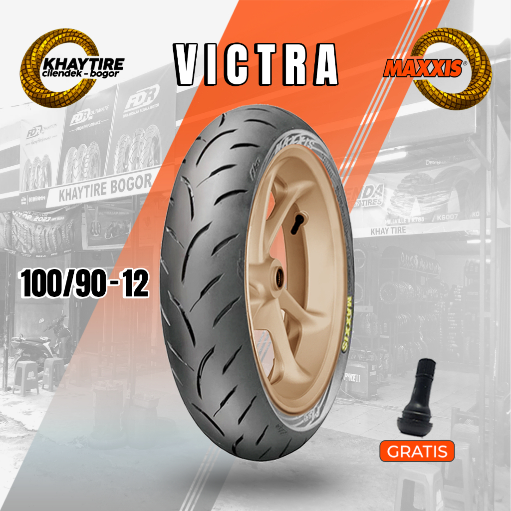Sepasang/Satuan Ban MAXXIS VICTRA Ring 12 Tubeless