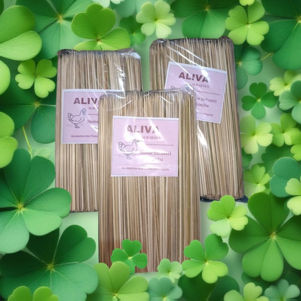 Tusuk Bambu Sate Ayam&Kambing/Pentol Bakar/Sosis Bakar