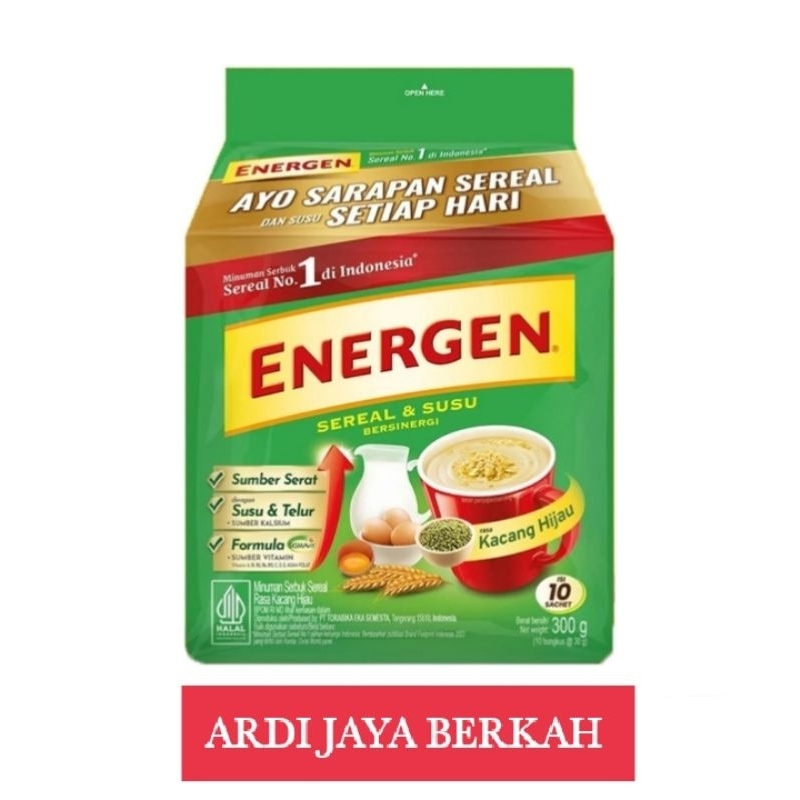 

Energen Renceng 10 Sachet rasa Kacang Hijau 32g