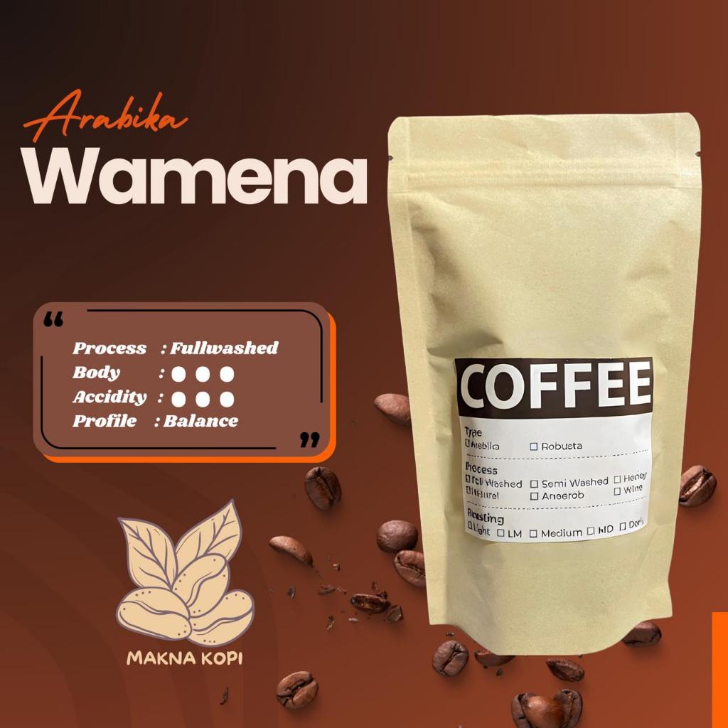 

Makna Kopi - Kopi Arabika Wamena 100 Gram Kopi Biji Bubuk di Proses Fullwashed