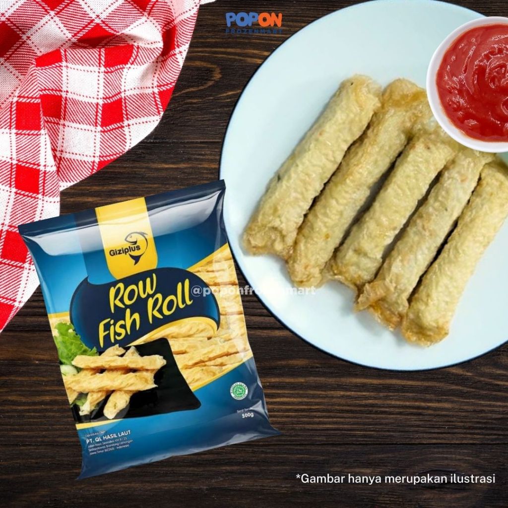 

Giziplus Fish Roll 500gr Bahan Seblak / Steamboat / Suki