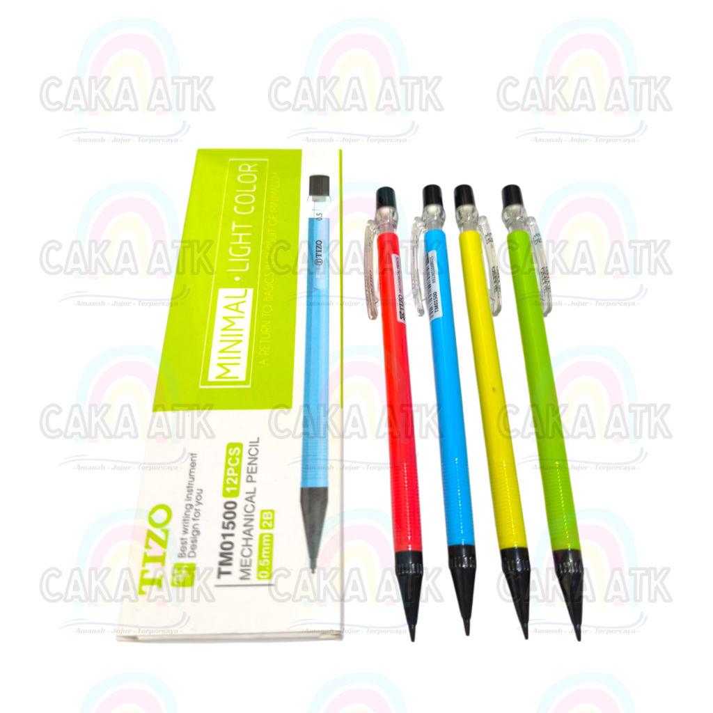 

[ Ecer ] PENSIL MEKANIK TIZO 0.5 TM01500 / PENSIL ISI / PENSIL CETEKAN / PENCIL MECHANICAL