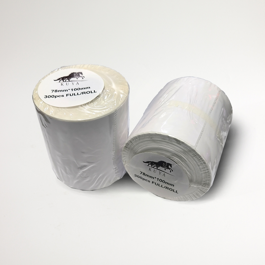 

Label Stiker Thermal 78x100 mm 7,8cmx10cm 300pcs MPI Murah