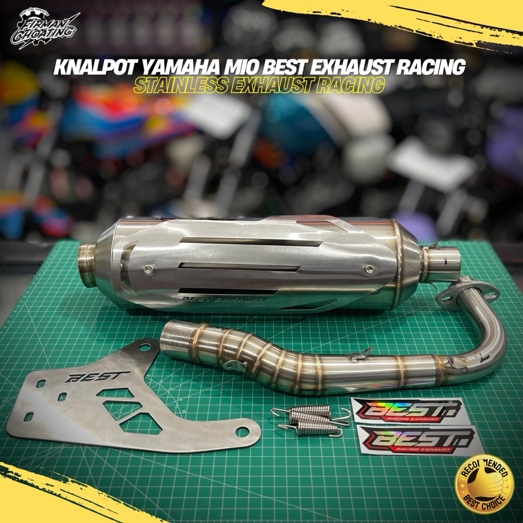 KNALPOT ORI RACING YAMAHA MIO BEST EXHAUST RACING SATINLESS