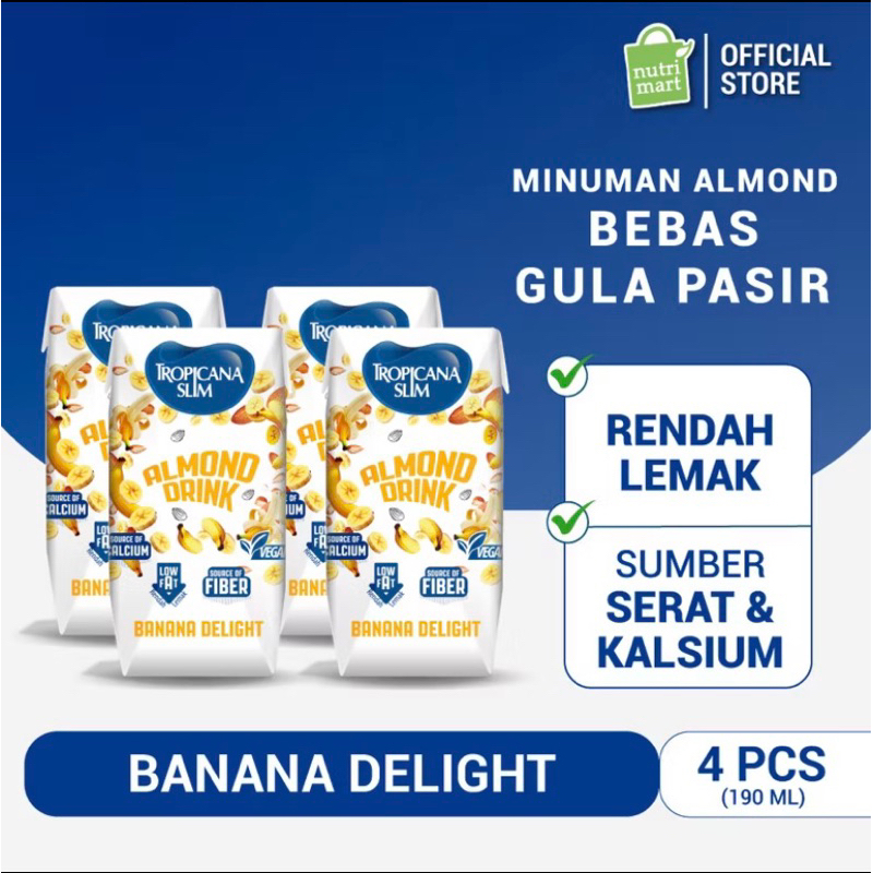 

Tropicanaslim almond drink banana