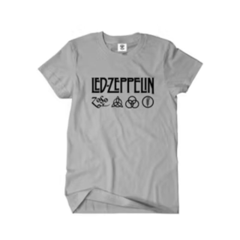 Kaos Distro Original Desain Band LED ZEPPELIN / Kaos Distro Import Terlaris Band LED ZEPPELIN / Atas