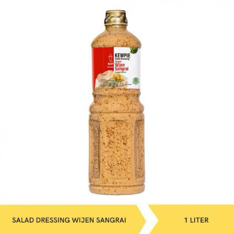

KEWPIE Salad Dressing Wijen Sangrai / KEWPIE Roasted Sesame 1 Liter